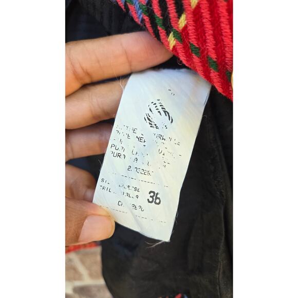 Mondi Red Tweed Vintage 1980s Jacket Wool Size 36 USED Excellent Condition - Picture 8 of 9